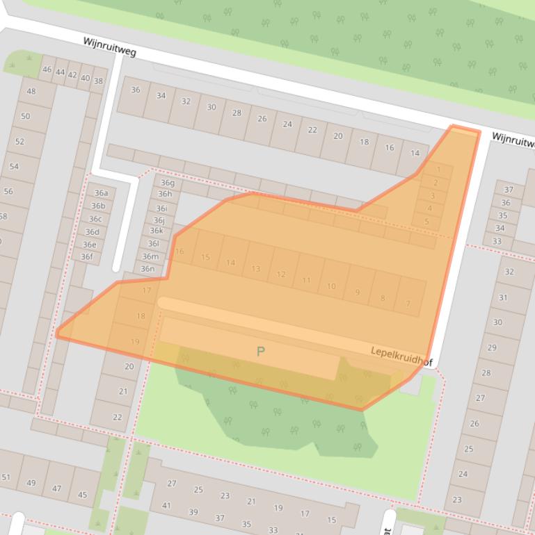 Kaart van postcodegebied 5044GC.