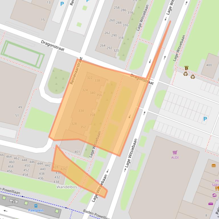 Kaart van postcodegebied 5044HM.