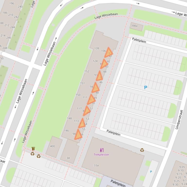 Kaart van postcodegebied 5044JD.