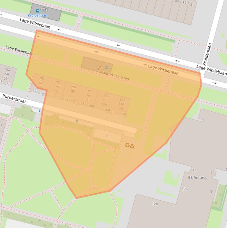 Kaart van postcodegebied 5044JV.