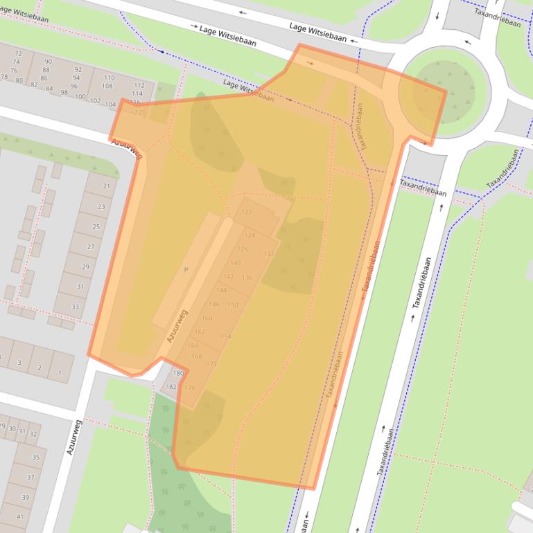 Kaart van postcodegebied 5044KE.