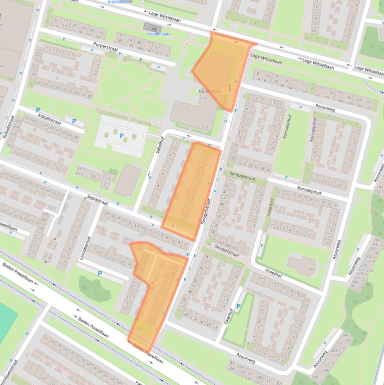 Kaart van postcodegebied 5044KP.
