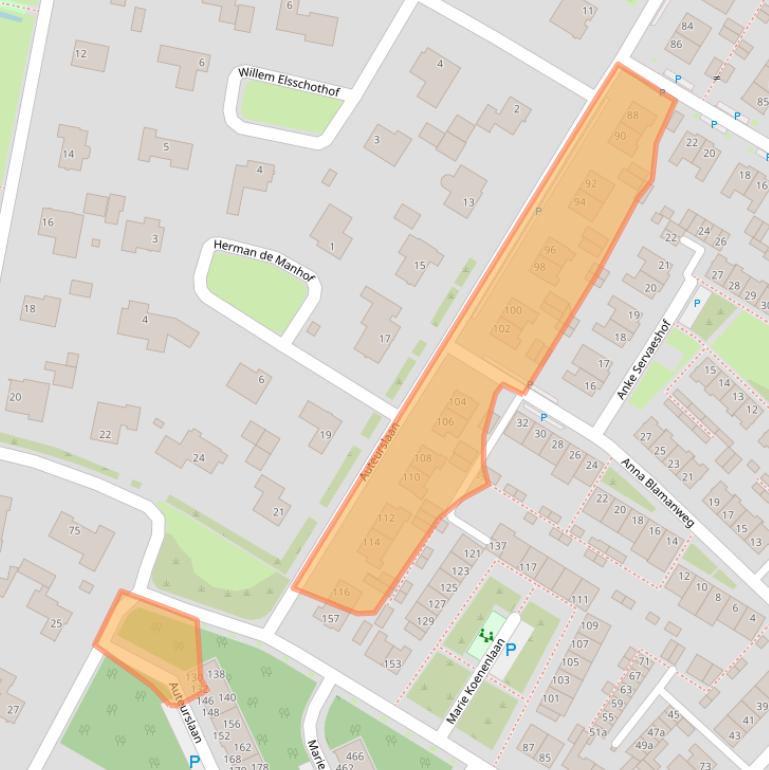 Kaart van postcodegebied 5044MC.