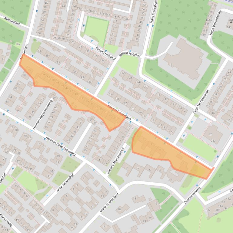 Kaart van postcodegebied 5044ML.