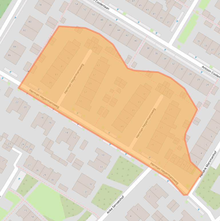 Kaart van postcodegebied 5044NB.