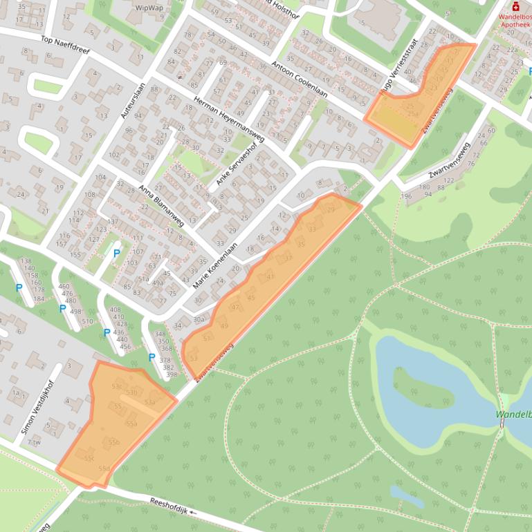 Kaart van postcodegebied 5044PA.