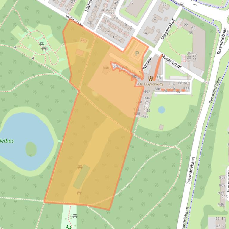 Kaart van postcodegebied 5044SK.