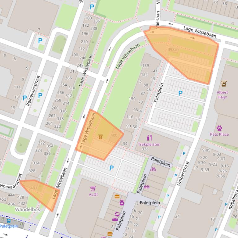 Kaart van postcodegebied 5044TA.