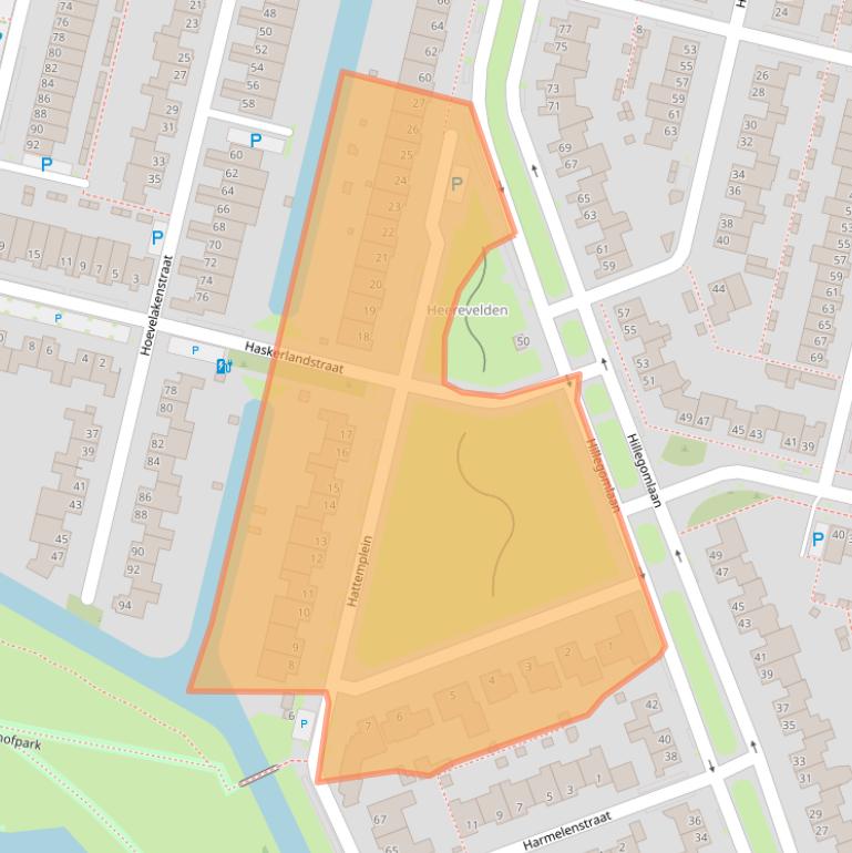 Kaart van postcodegebied 5045AJ.