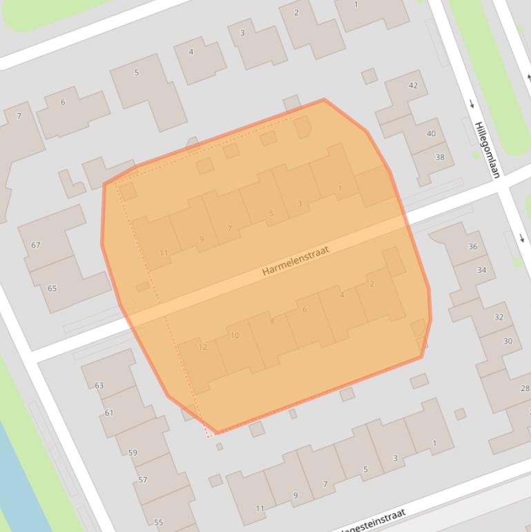 Kaart van postcodegebied 5045AL.