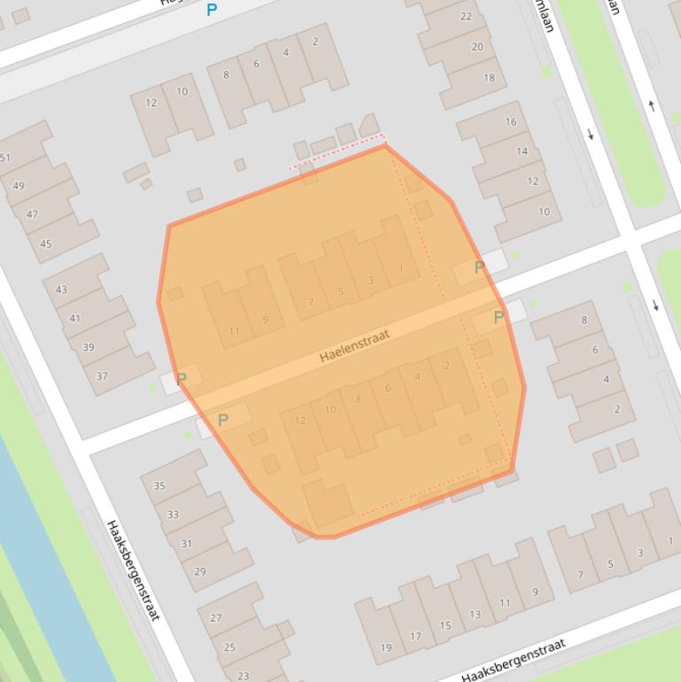 Kaart van postcodegebied 5045AN.