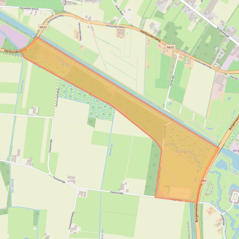 Kaart van postcodegebied 5045AZ.