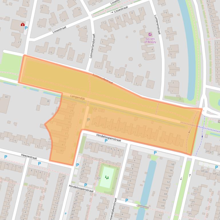 Kaart van postcodegebied 5045GE.