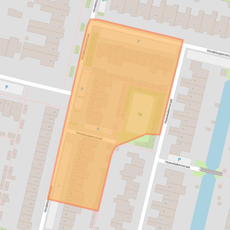 Kaart van postcodegebied 5045GH.
