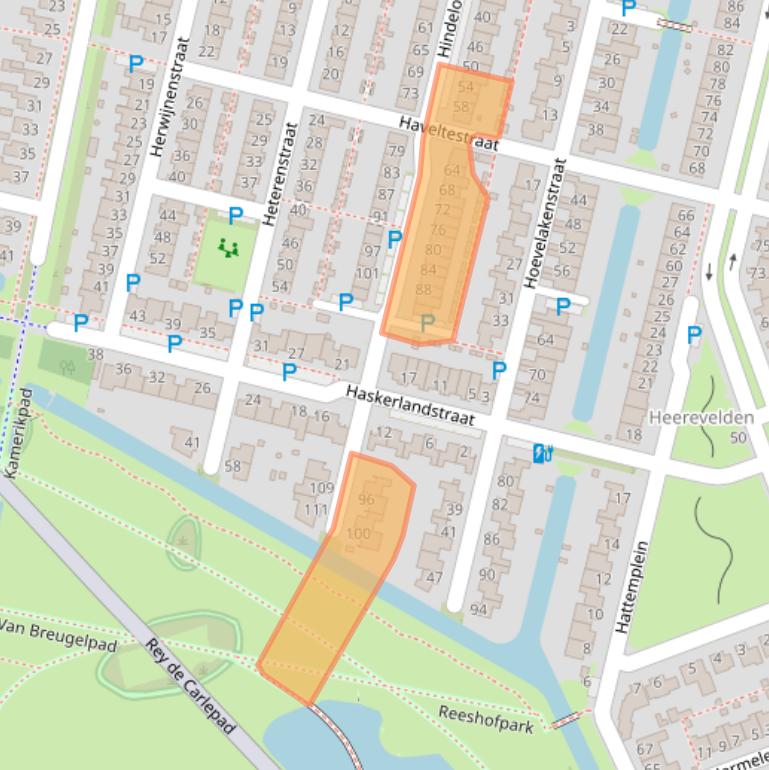 Kaart van postcodegebied 5045GJ.