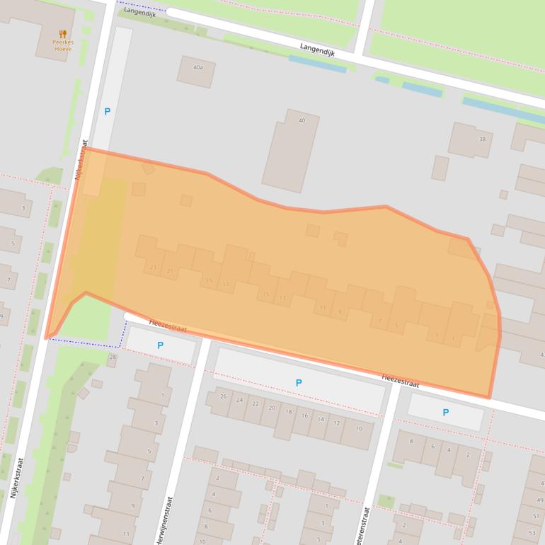 Kaart van postcodegebied 5045HK.