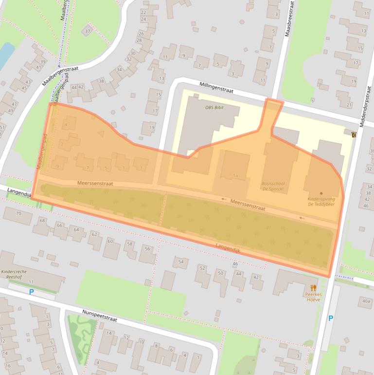 Kaart van postcodegebied 5045JB.