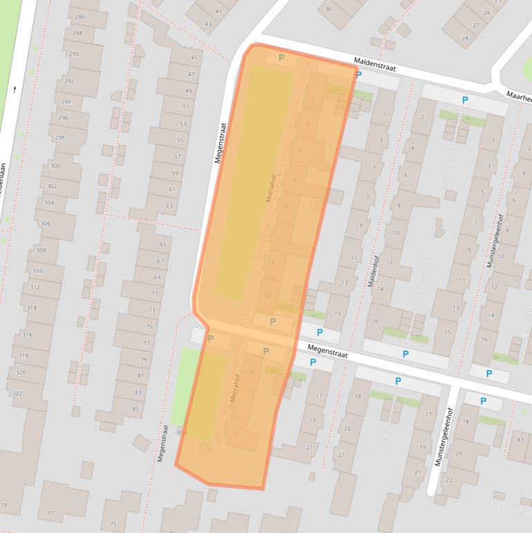Kaart van postcodegebied 5045KJ.
