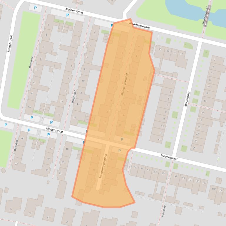 Kaart van postcodegebied 5045KK.