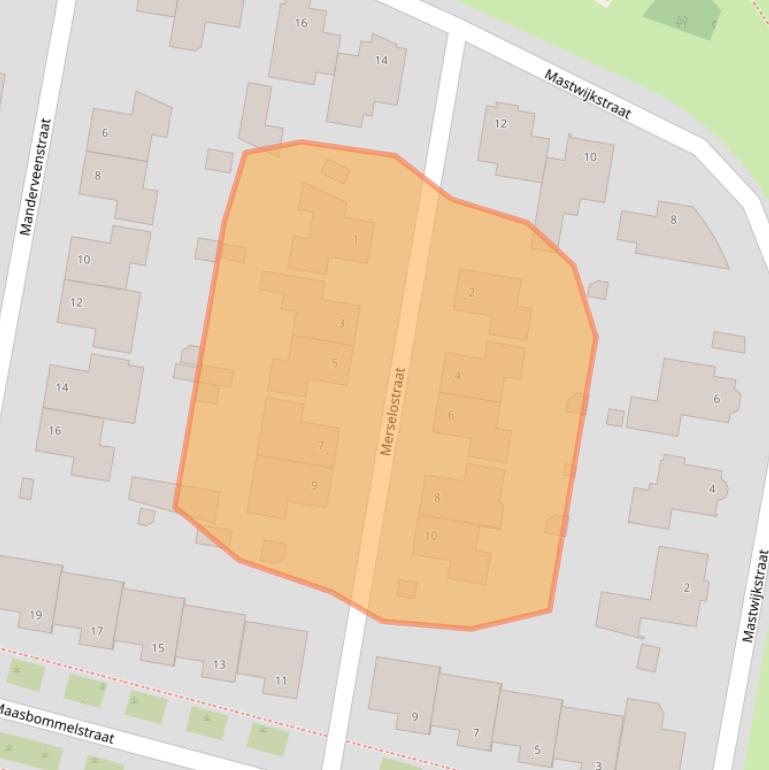 Kaart van postcodegebied 5045LC.