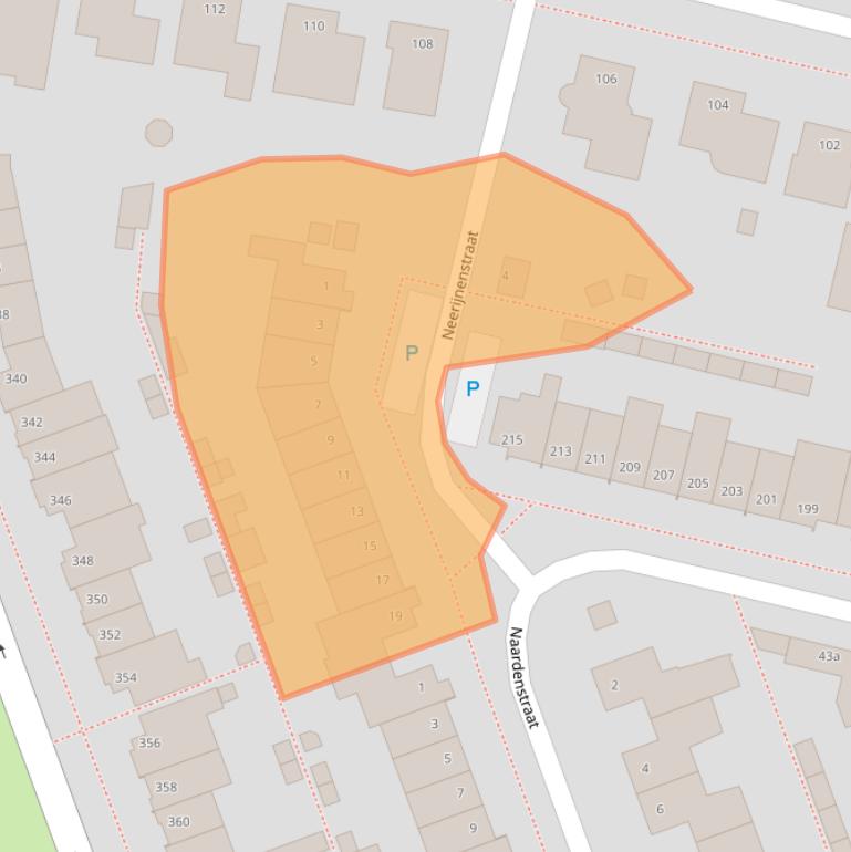 Kaart van postcodegebied 5045MH.