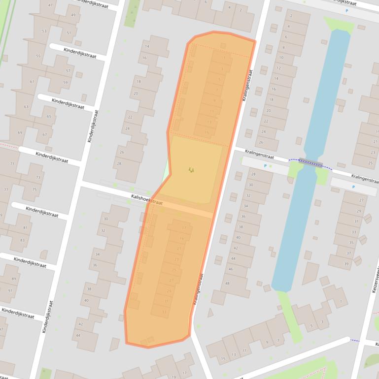 Kaart van postcodegebied 5045NW.