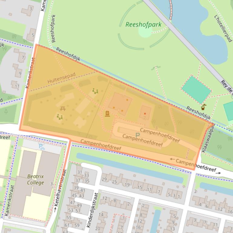 Kaart van postcodegebied 5045NZ.