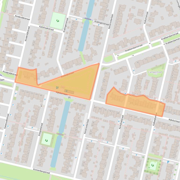 Kaart van postcodegebied 5045PG.