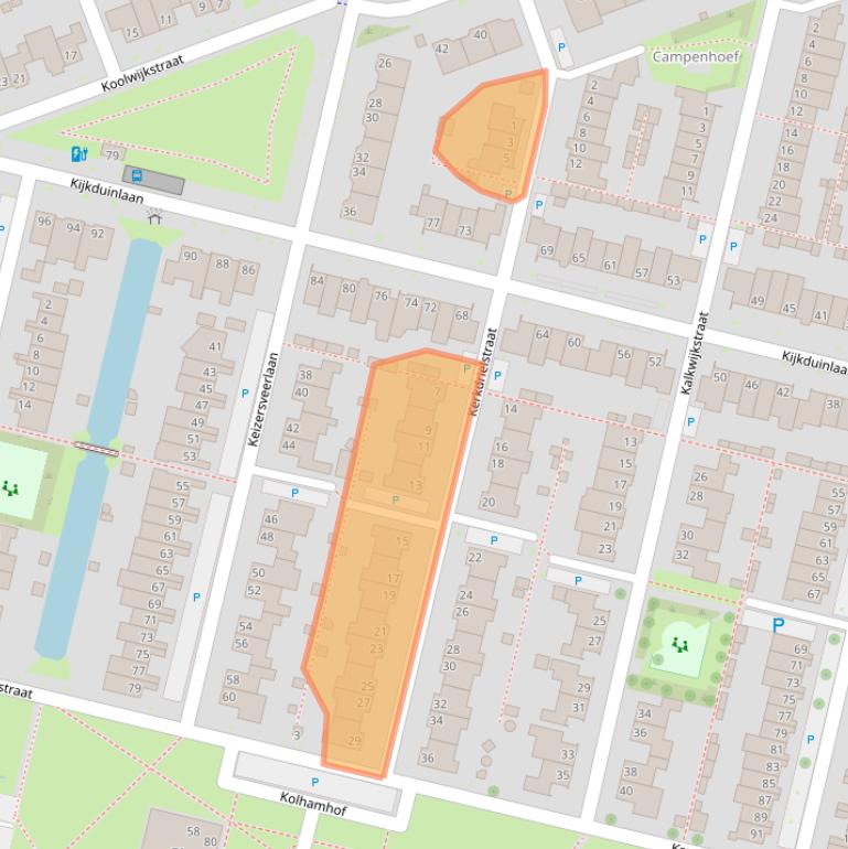 Kaart van postcodegebied 5045PM.