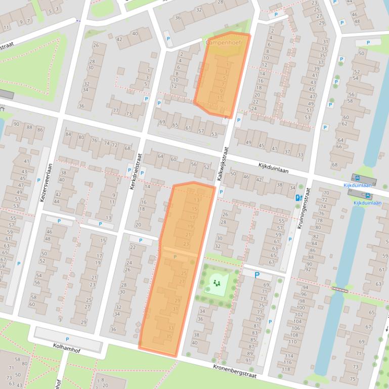 Kaart van postcodegebied 5045PP.