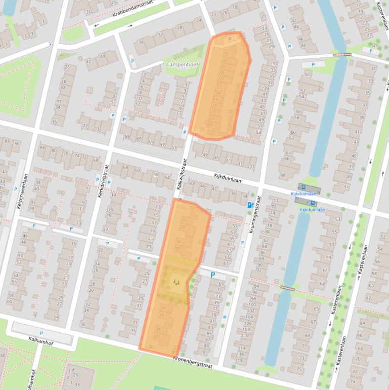Kaart van postcodegebied 5045PR.