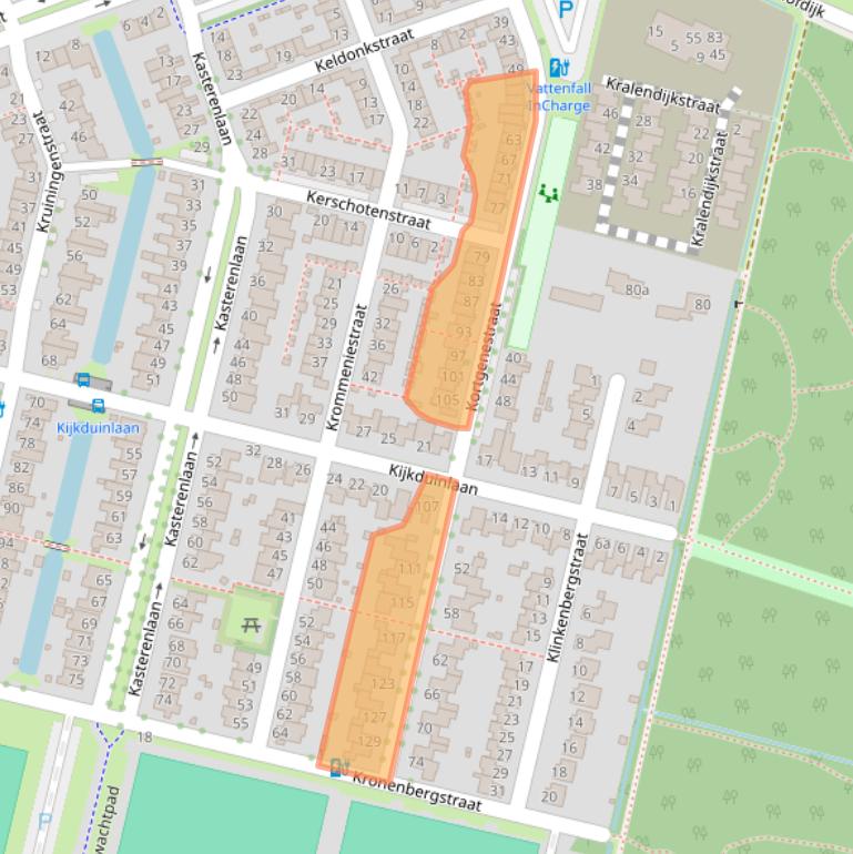 Kaart van postcodegebied 5045RK.