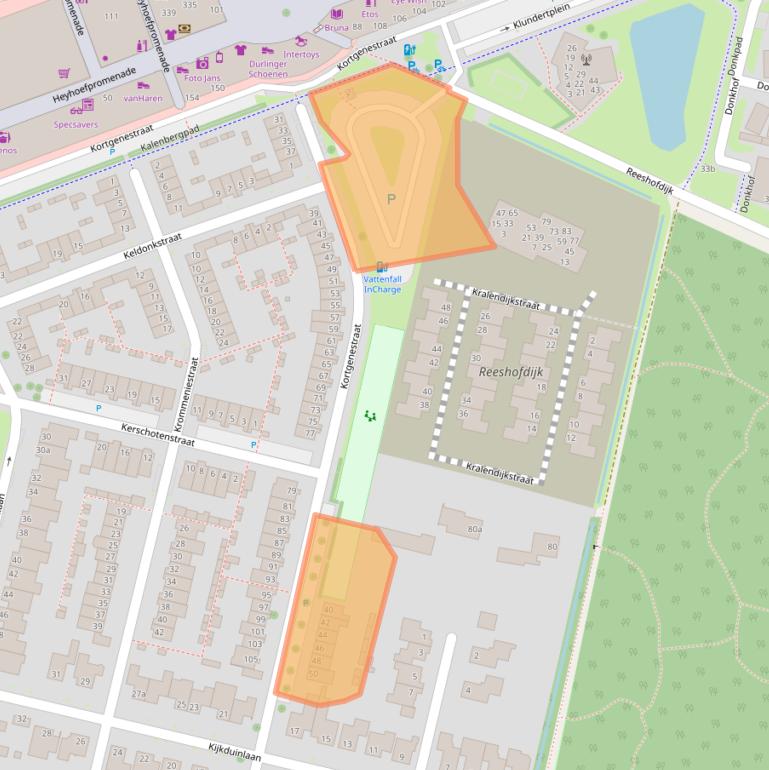 Kaart van postcodegebied 5045RL.