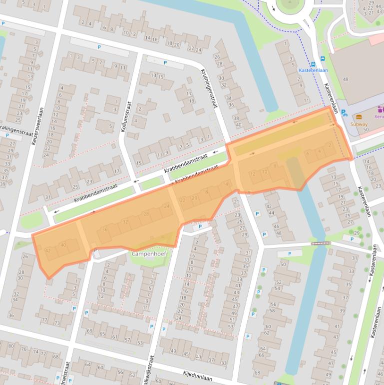 Kaart van postcodegebied 5045SK.