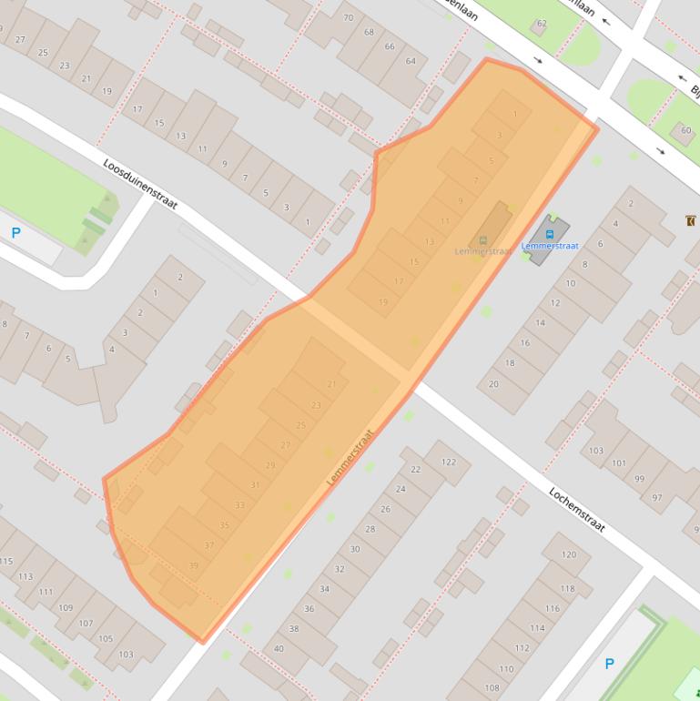 Kaart van postcodegebied 5045WP.