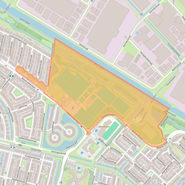 Kaart van postcodegebied 5045ZZ.