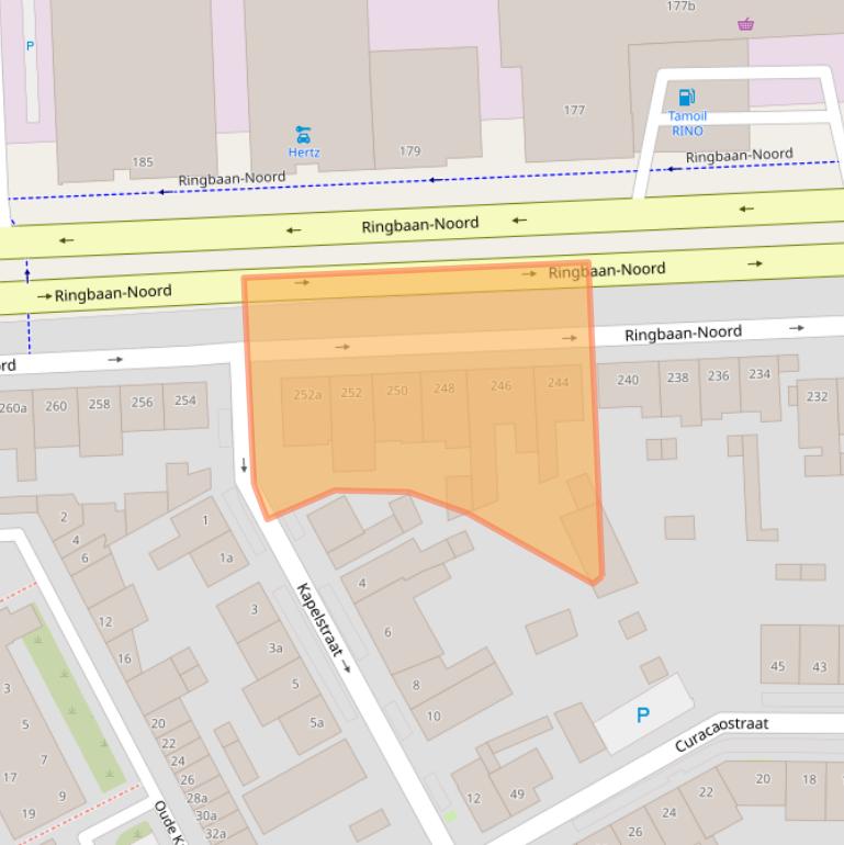 Kaart van postcodegebied 5046AD.