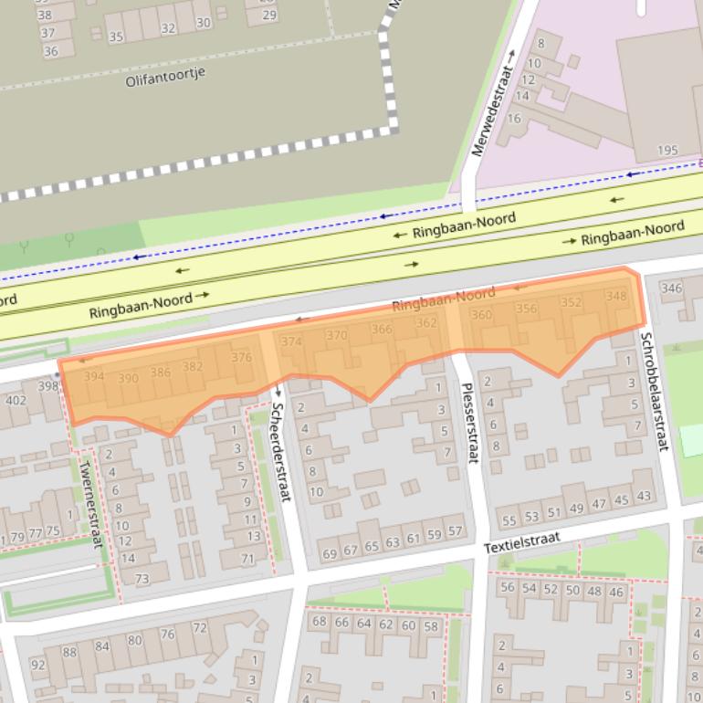 Kaart van postcodegebied 5046AG.