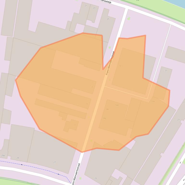 Kaart van postcodegebied 5046AK.