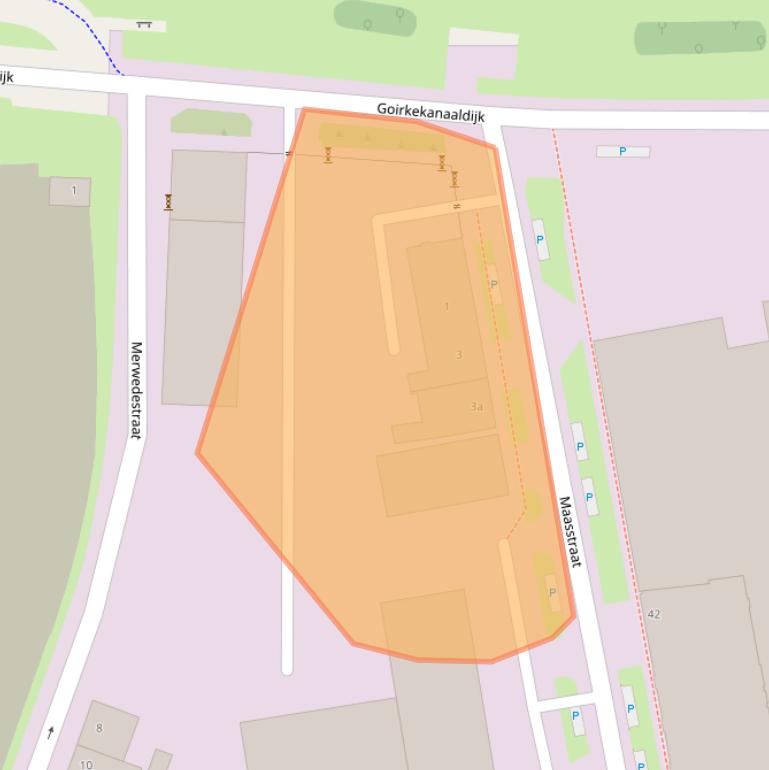 Kaart van postcodegebied 5046AR.
