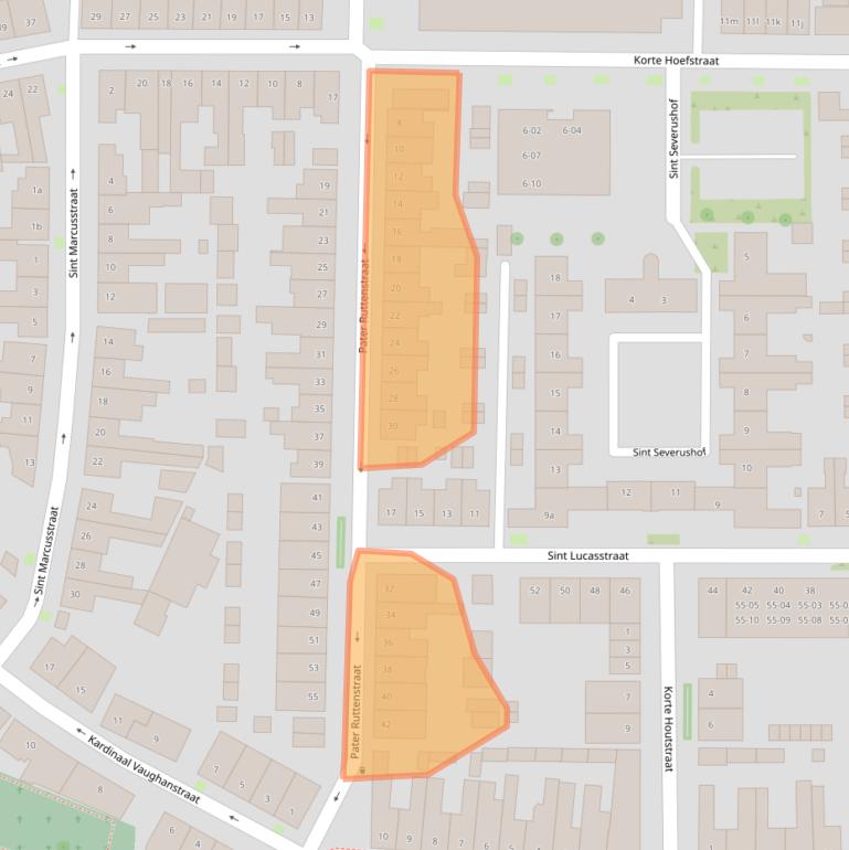 Kaart van postcodegebied 5046DW.
