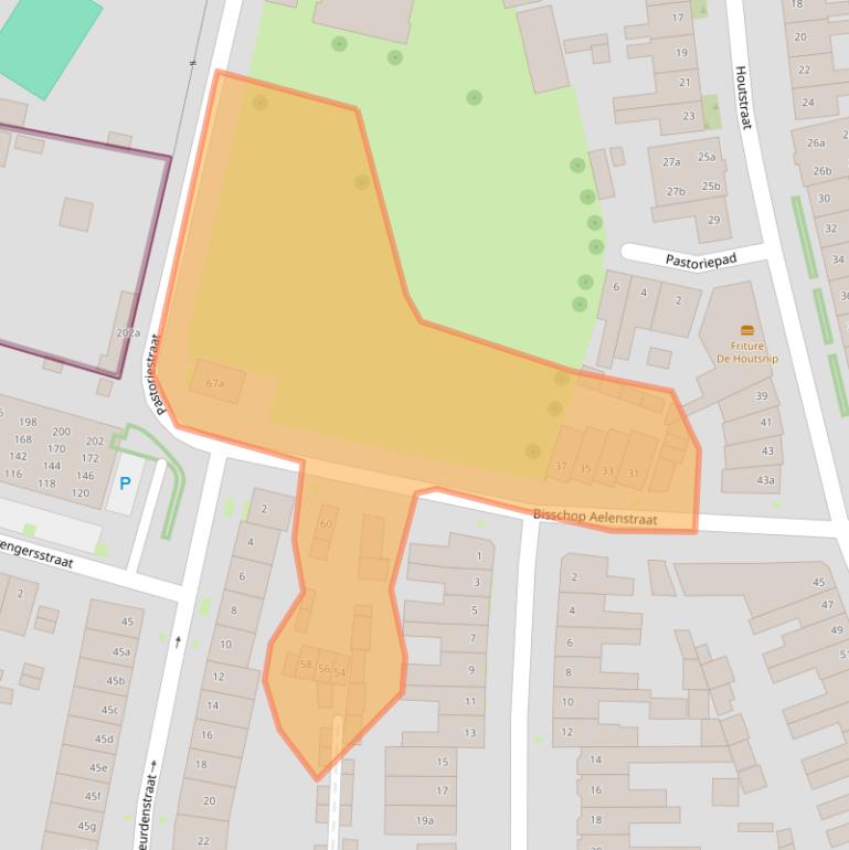 Kaart van postcodegebied 5046EA.