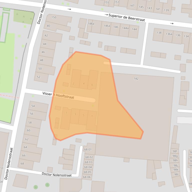 Kaart van postcodegebied 5046HT.