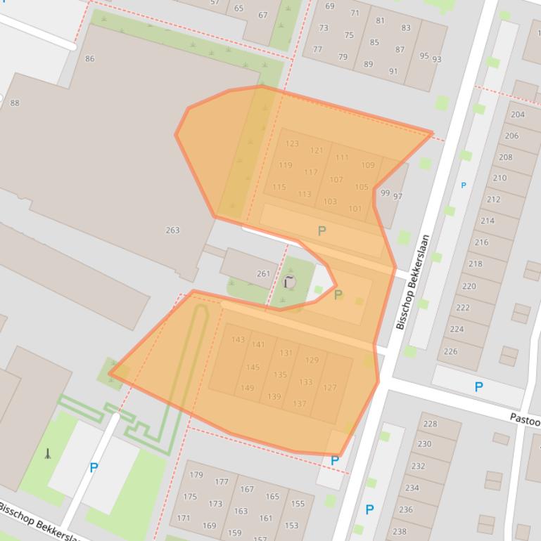 Kaart van postcodegebied 5046JW.