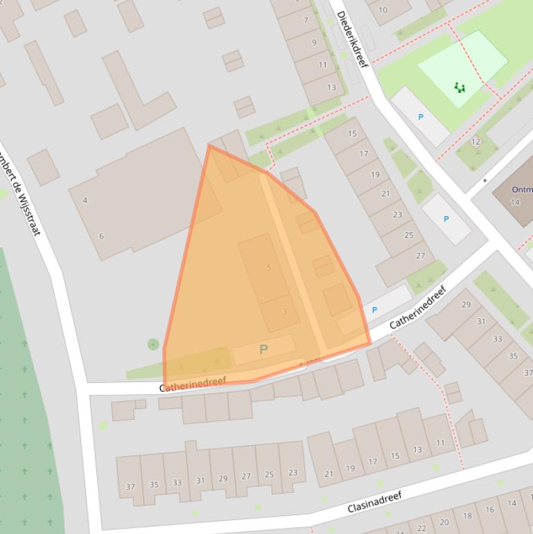 Kaart van postcodegebied 5046KX.