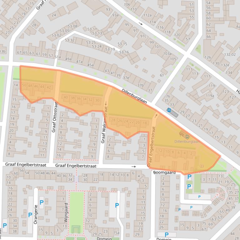 Kaart van postcodegebied 5046LV.