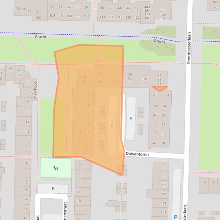 Kaart van postcodegebied 5046ML.