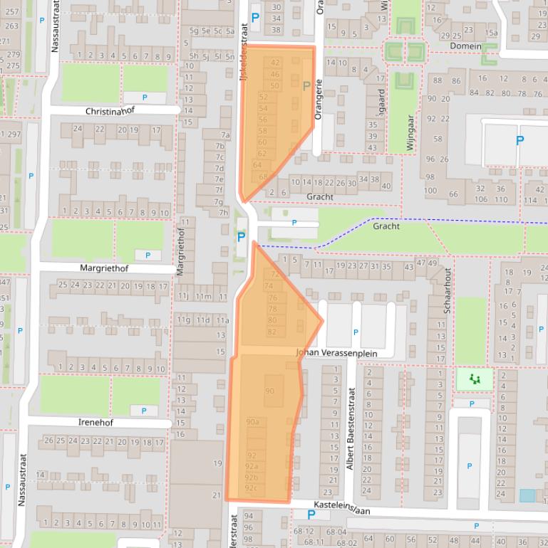 Kaart van postcodegebied 5046MP.