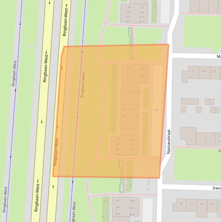 Kaart van postcodegebied 5046NW.