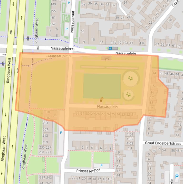 Kaart van postcodegebied 5046PB.